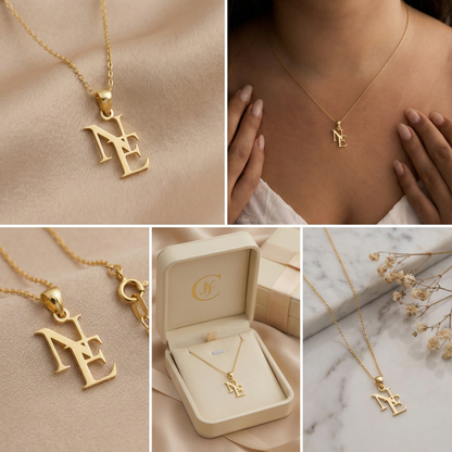 Collier avec initiale