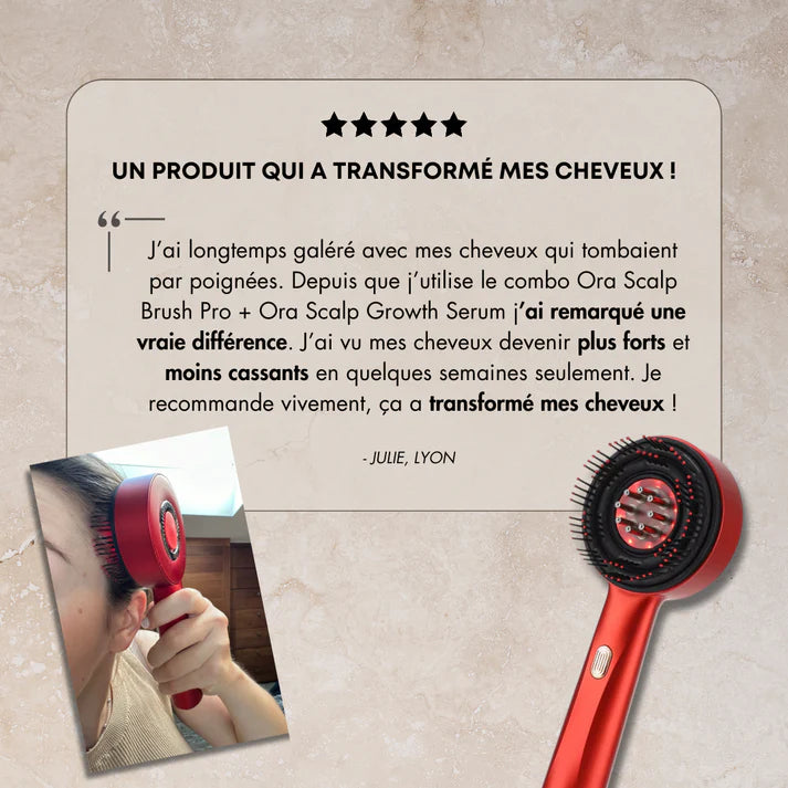 Brosse Led rouge