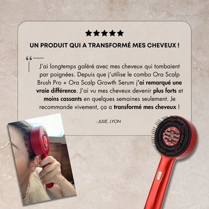 Brosse Led rouge